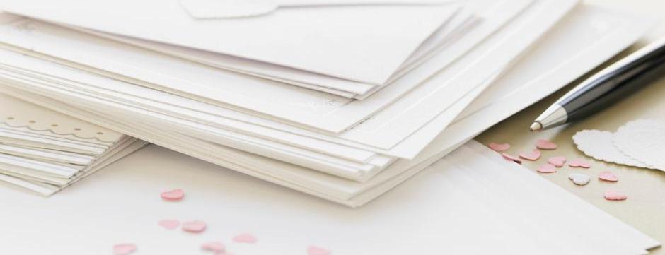 Paper and pen on a desk